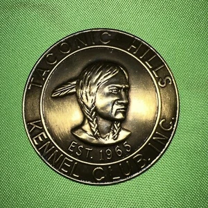 De colección Redondo TACONIC HILLS KENNEL CLUB INC. Medallón Medalla de Bronce Premio Exposición Canina - Imagen 1 de 4