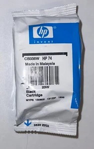 Genuine HP 74 Black Ink Cartridge NEW - Picture 1 of 1