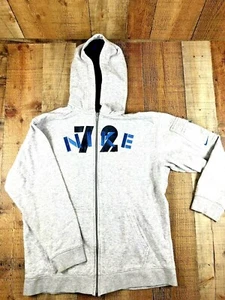 Nike '72 Boys' Gray with Black/Teal Lettering Hooded Sweatshirt Size XL - Picture 1 of 3