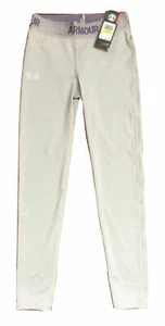 Under Armour Girls Leggings Fitted Ankle Crop or Full Length Reg/HEATGEAR;Sz 6-L - Picture 1 of 43