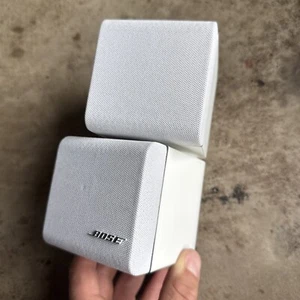 Bose Acoustimass Lifestyle Double Cube DoubleShot White No Wire - Picture 1 of 4