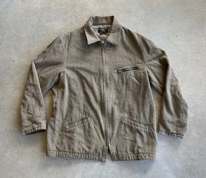 Ralph Lauren Double RRL Lined Cotton Jacket Houndstooth Made In USA Talon Zipper - Picture 1 of 8