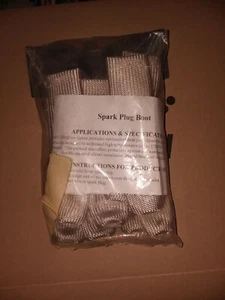 Big End Performance 80120 Silver Spark Plug Boot Kit 6" 8PK - Picture 1 of 1