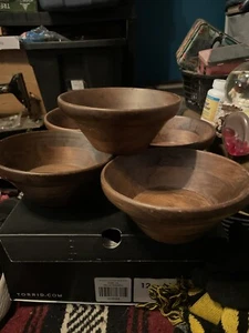 Englischer Nussbaum, handgefertigt, Drehbank gedrechselt, Holz, Schalen - Bild 1 von 4