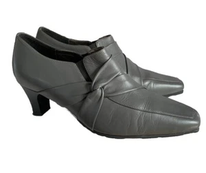 Hotter Broadway Heeled Slip On Court Shoes Size UK 7 - Picture 1 of 8