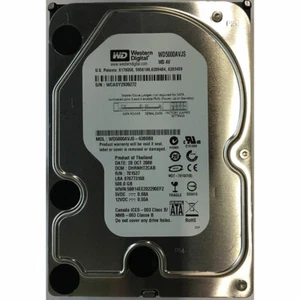 WD5000AVJS  - Western Digital 500GB 7200 RPM SATA 3.5" HDD - Picture 1 of 1
