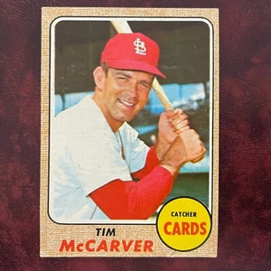 1968 Topps Set TIM MCCARVER TOMMY DAVIS MISCUT #275 ST. LOUIS CARDINALS - VG-EX - Picture 1 of 2