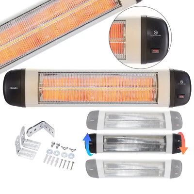AREBOS Infrarot Heizstrahler Wärmestrahler Wärmepilz Terassenstrahler 2500 W - Bild 1 von 4