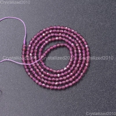 Класс AAA блестящий ограненный натуральный драгоценный камень 2 мм 3 мм 4 мм граненые круглые бусины - Изображение 1 из 4