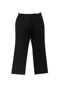 Pantalone CHANEL fluido gamba dritta zip laterale fronte piatto logo fianchi 46 M - Foto 1 di 4