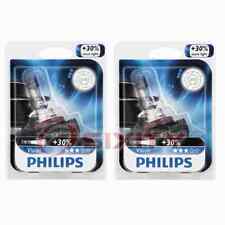 2 pc Philips Front Fog Light Bulbs for Peugeot 207 207 Compact 208 208 GT hb