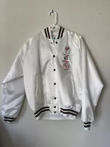 Vintage Satin Jacket 1987 Rose Bowl Tournament of Roses Men's Band Jacket M - Picture 1 of 10