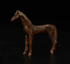 100G Old Chinese Bronze Statue w/horse A21 - Picture 1 of 7