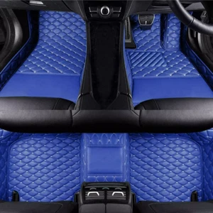 For 1999-2025 Kia Handmade all-weather waterproof PU leather floor mat - Picture 1 of 91