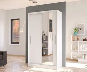 Kleiderschrank Hedvis VI Schiebetürenschrank Schrank Modern Design Spiegel - Bild 1 von 17