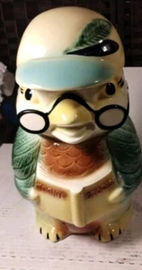 Vintage Robinson Ransbottom Pottery Owl Cookie Jar - Picture 1 of 15