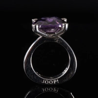 Joop! Ring in 925 Silber mit violetten Schmuckstein Cubic Zirkonia 53 (16,8 mmØ) - Bild 1 von 4