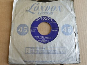 FRANK CHACKSFIELD Theme from Carnival / Lullaby in Blue EASY LISTENING Jazz Pop - Foto 1 di 2
