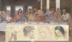 GB 2019 SG 4175b Pane 2 ex Leonardo di Vinci PSB DY28 MNH - Picture 1 of 2