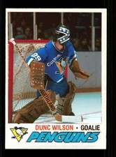 Custom made OPC style 1977-78 Pittsburgh Penguins Dunc Wilson Hockey card