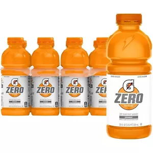 Thirst Quencher Zero Sugar Sports Drink Orange 20oz Bottles 8 Pack Electrolytes - Picture 1 of 7
