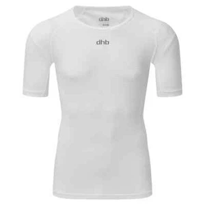 DHB Men's DHB LightweightMesh Short Sleeve Baselayer- White - Picture 1 of 19