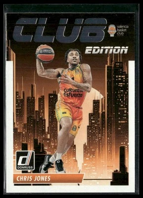 2023-24 Donruss Turkish Airlines EuroLeague #16 Chris Jones Club Edition - Image 1 of 2