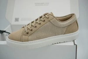 Sneakers uomo ETQ Amsterdam pelle scamosciata marrone chiaro EU44 UK10 US11 RPR €279 - Foto 1 di 15