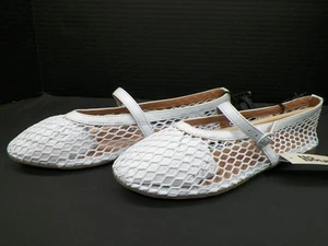No Boundaries Women's Mesh Light Blue Mary Jane Shoes Size 6 - Picture 1 of 6