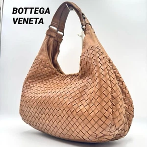 Bottega Veneta Campana Intrecciato All Leather Hand Tote Schultertasche Braun - Bild 1 von 14