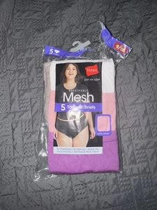 Hanes Women's Briefs Breathable Mesh Plus Size Brief Underwear No-Show Panties - Picture 1 of 4
