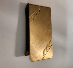 Swank Goldtone Money Clip 12K G.F. - Picture 1 of 5