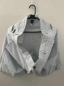 Chaps blau vorne flach lässig 100 % Baumwolle Herrenshorts neu mit Etikett - Bild 1 von 3
