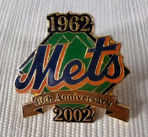Mets 40th Anniversary Lapel Pin 1962 - 2002 - Picture 1 of 5