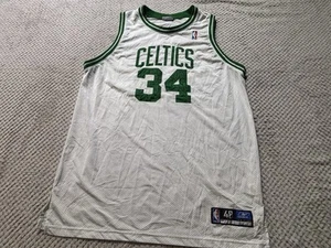 Camiseta deportiva Paul Pierce Boston Celtics Reebok para hombre - grande blanca verde talla 48 - Imagen 1 de 6