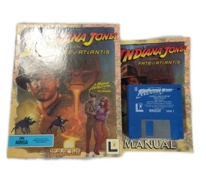 Great Vintage CBM Amiga Indiana Jones and The Fate Of Atlantis Boxed Complete - Picture 1 of 5
