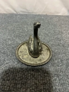 Soporte para joyería anillo 3 1/4 plata cisne aleación zinc plata vintage - Imagen 1 de 7