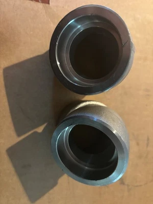 Set of 2 pcs 11/2”3000# Socket-Weld 45° Elbow 304/L Stainless Steel Pipe Fitting - Image 1 of 4