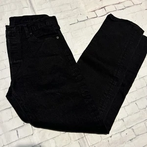 Levi's Strauss 501 Bootcut Black Sz 30x32 Denim Jeans Men’s - Picture 1 of 5