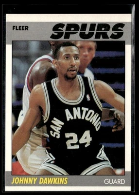 1987-88 Fleer Johnny Dawkins NRMT/MT Set Break #27 - Image 1 of 2