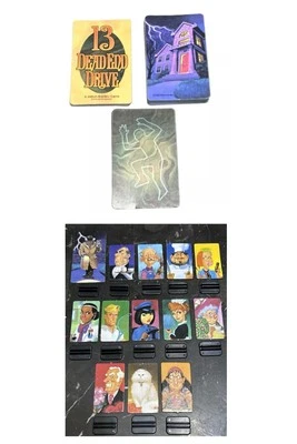 Piezas de juego 13 Dead End Drive 1993 MB repuesto 54 cartas y 13 peones solamente Foto 1 de 4