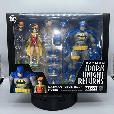 Figura de acción Medicom Toy MAFEX Batman Blue Ver y Robin Dark Knight Returns Foto 1 de 4
