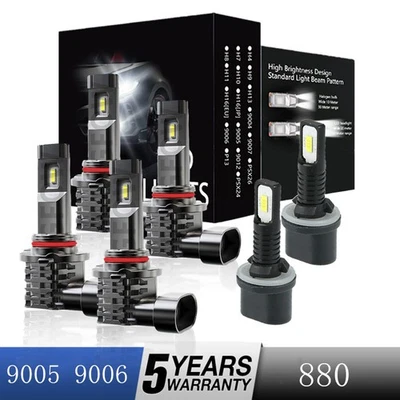 Faros LED faros antiniebla luces altas bajas para Ford Mystique LS 1995-2000 sedán Foto 1 de 4