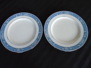 C-1160 Set of 2 Noritake Japan 10 1/2" Randolph Dinner Plates - Picture 1 of 4