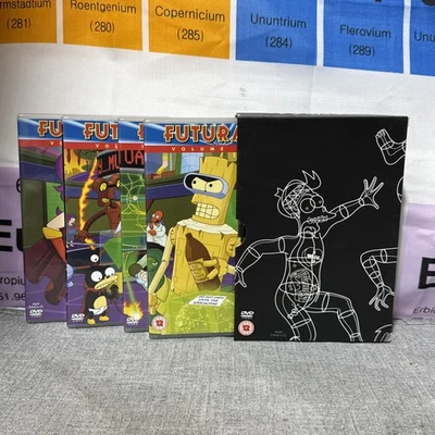 Futurama Season 4 DVD 4-Disc Box Set Region 4 Comedy Animation Deleted Scenes - Image 1 of 4