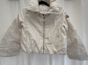 Moncler Girls Down Fill Puffer Coat Jacket Lightweight 10 Rare - Picture 1 of 8