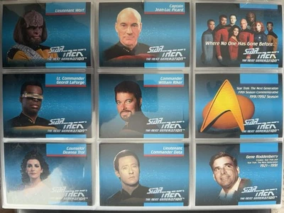 Набор коллекционных карт 1992 Impel Star Trek The Next Generation (120) почти как новые/новые - Изображение 1 из 2