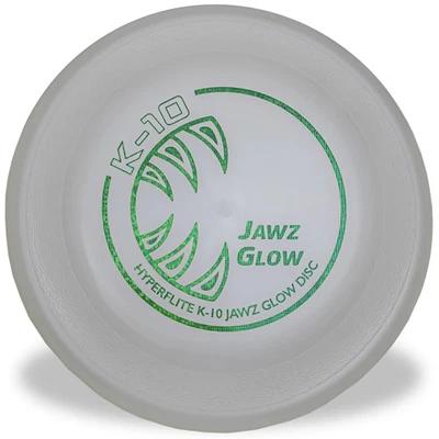 K-10 Jawz Glow Disc • for Dogs Over 16" • 8.75 Inch / 155 Grams • Puncture Re... - Image 1 of 4