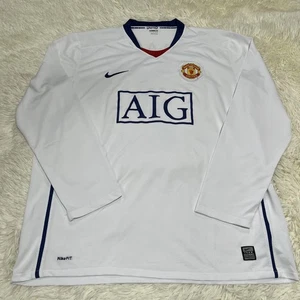 Nike Manchester United 08/09 Away Jersey XL Cristiano Ronaldo Signed - Picture 1 of 15