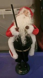 Byers Choice Carolers Red Velvet Victorian Santa 1999 Christmas - EX - Free Ship - Picture 1 of 8